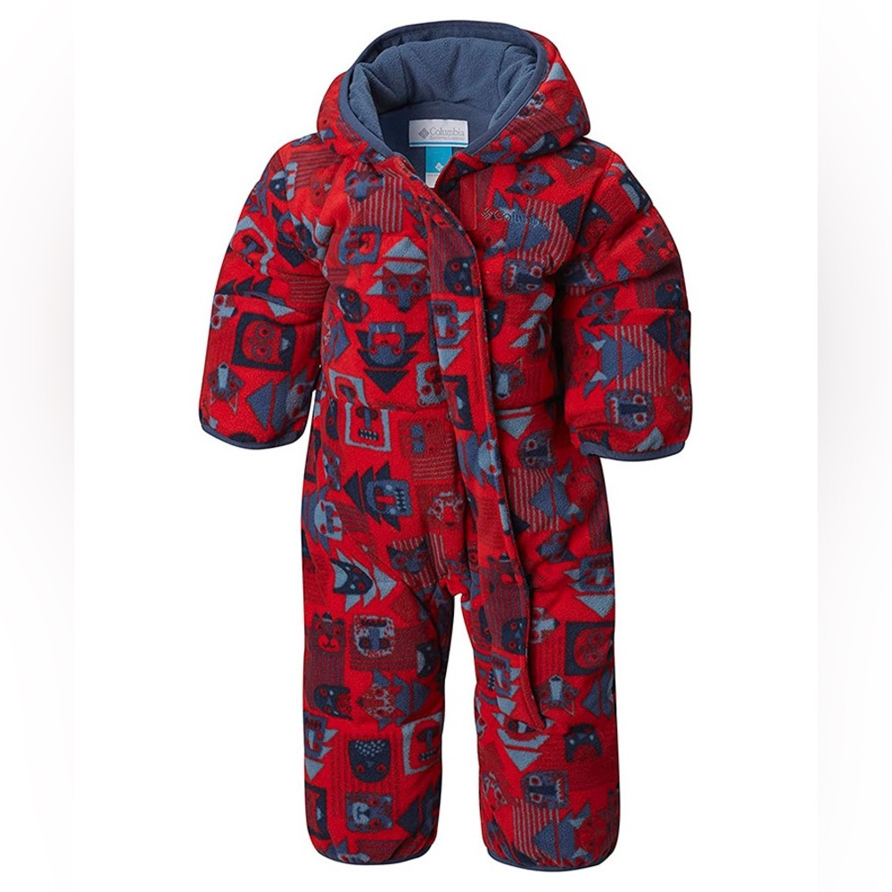 Columbia Infant Snuggly Bunny Down Bunting Suit Red Size 18-24 Months Snowsuit